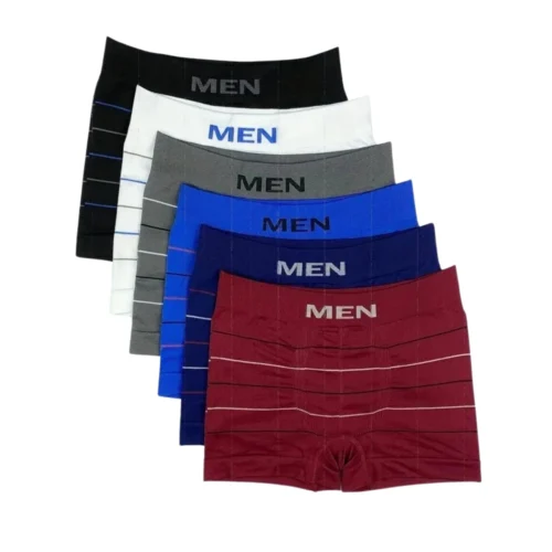 Kit 6 Cuecas Boxer Masculina Sem Costura