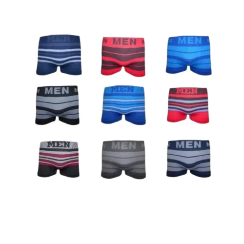 Kit 6 Cuecas Boxer Masculina Sem Costura - Image 6