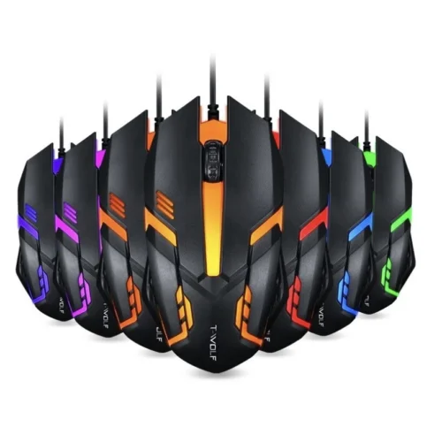 Alfa-usb mouse para gamer, 3200dpi, led rgb, para fio jx-m20 - Image 3