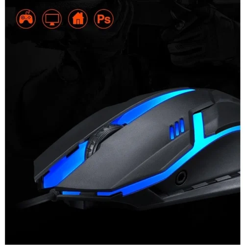 Alfa-usb mouse para gamer, 3200dpi, led rgb, para fio jx-m20 - Image 6